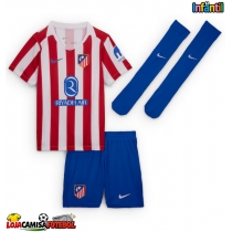 Camisa de Futebol Atletico Madrid Alexander Sorloth #9 Equipamento Principal Infantil 2025-26 Manga Curta (+ Calças curtas)